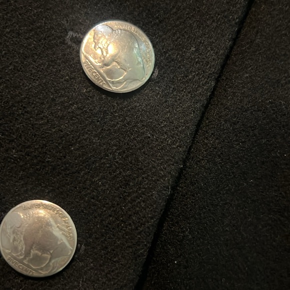 BMW Designs Vintage Ft Worth Western Black Vest with Buffalo and Star Arrows - Picture 4 of 8